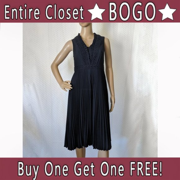 Ann Taylor Dresses & Skirts - MARKDOWN - Ann Taylor pleated dress with lace trim